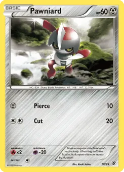 Pawniard 19/39 Kalos Starter Set