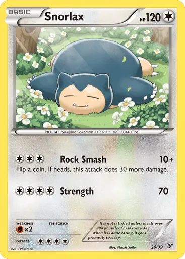 Snorlax 26/39 Kalos Starter Set