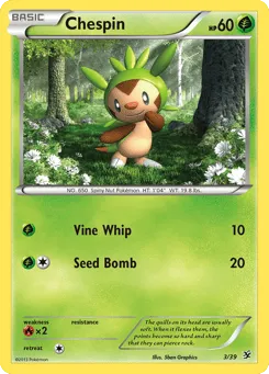 Chespin 3/39 Kalos Starter Set