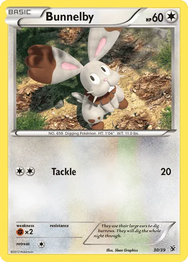 Bunnelby 30/39 Kalos Starter Set