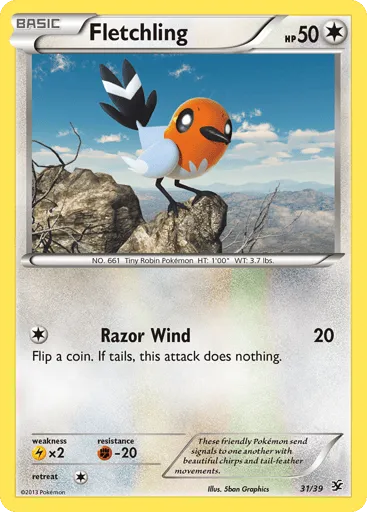 Fletchling 31/39 Kalos Starter Set