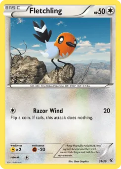 Fletchling 31/39 Kalos Starter Set