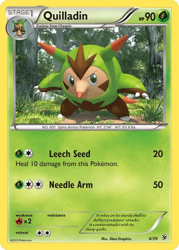 Quilladin 4/39 Kalos Starter Set