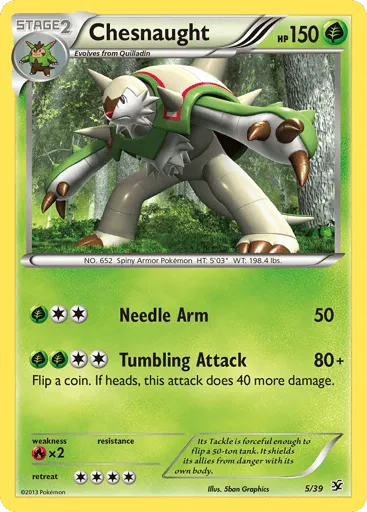 Chesnaught 5/39 Kalos Starter Set