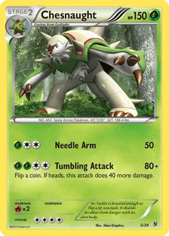 Chesnaught 5/39 Kalos Starter Set