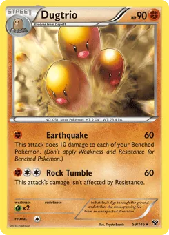 Dugtrio 59/146 XY