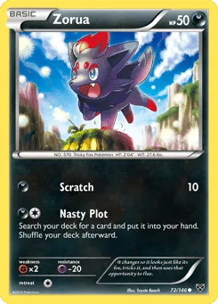Zorua 72/146 XY