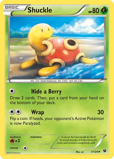 Shuckle 1/124 Fates Collide