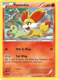 Fennekin 10/124 Fates Collide