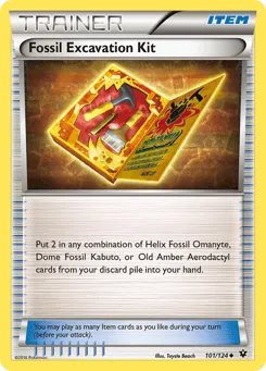 Fossil Excavation Kit 101/124 Fates Collide