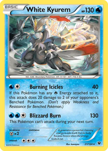 White Kyurem 21/124 Fates Collide