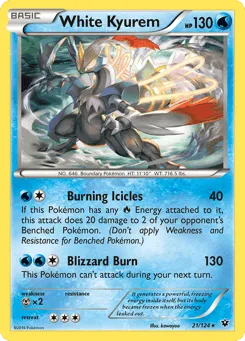 White Kyurem 21/124 Fates Collide