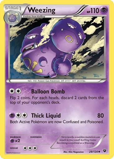 Weezing 28/124 Fates Collide