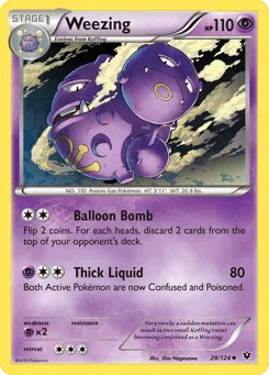 Weezing 28/124 Fates Collide