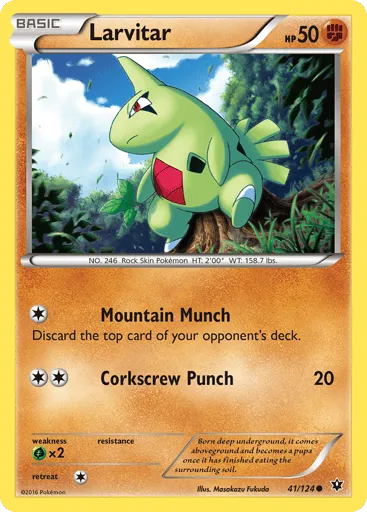 Larvitar 41/124 Fates Collide