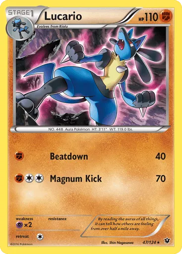 Lucario 47/124 Fates Collide