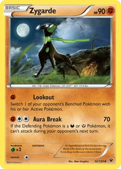 Zygarde 52/124 Fates Collide