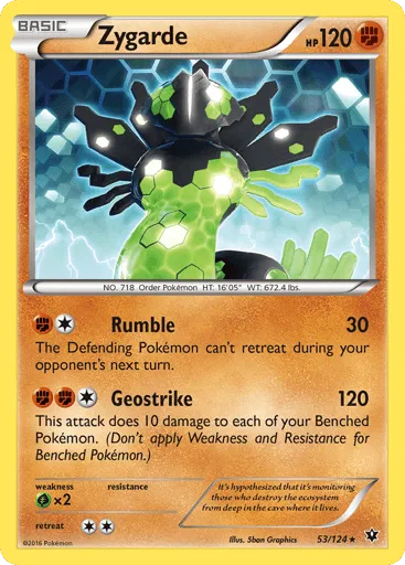 Zygarde 53/124 Fates Collide