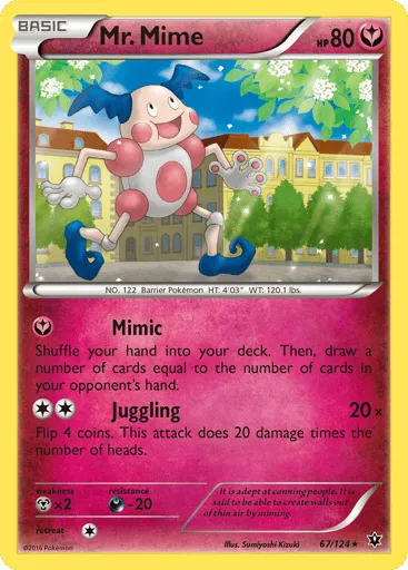 Mr. Mime 67/124 Fates Collide