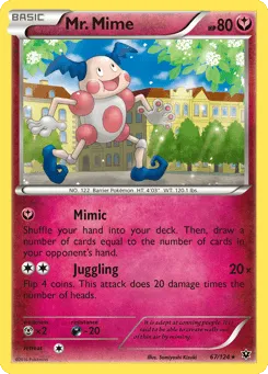 Mr. Mime 67/124 Fates Collide