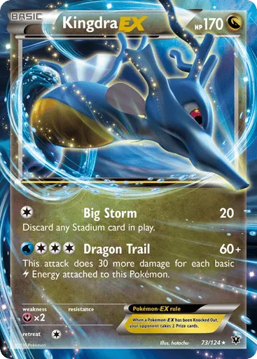 Kingdra-EX 73/124 Fates Collide