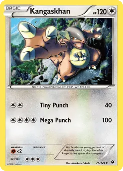 Kangaskhan 75/124 Fates Collide