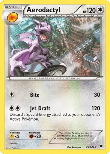 Aerodactyl 76/124 Fates Collide