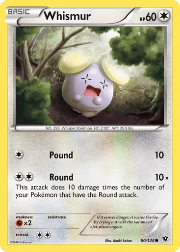 Whismur 80/124 Fates Collide