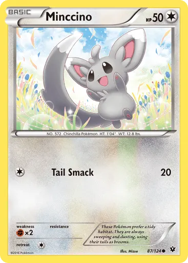 Minccino 87/124 Fates Collide