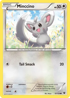 Minccino 87/124 Fates Collide