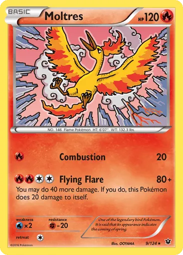 Moltres 9/124 Fates Collide