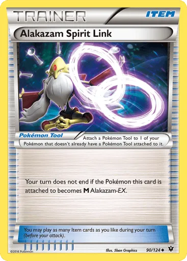 Alakazam Spirit Link 90/124 Fates Collide