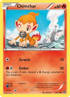 Chimchar 18/114 Steam Siege