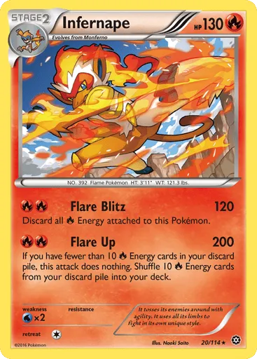 Infernape 20/114 Steam Siege