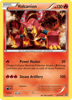 Volcanion 25/114 Steam Siege
