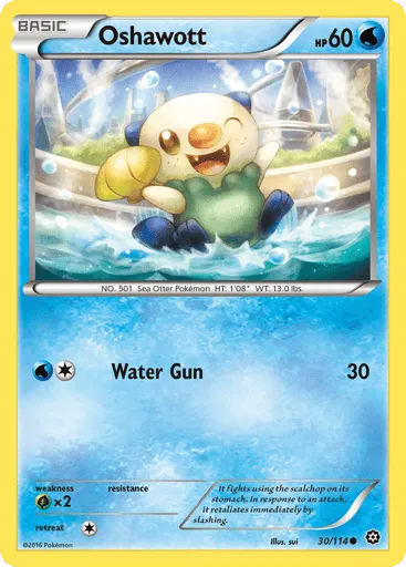 Oshawott 30/114 Steam Siege