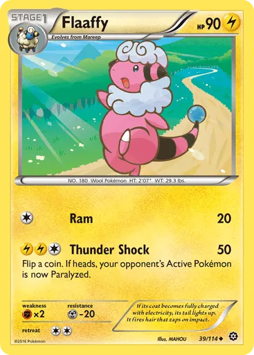 Flaaffy 39/114 Steam Siege