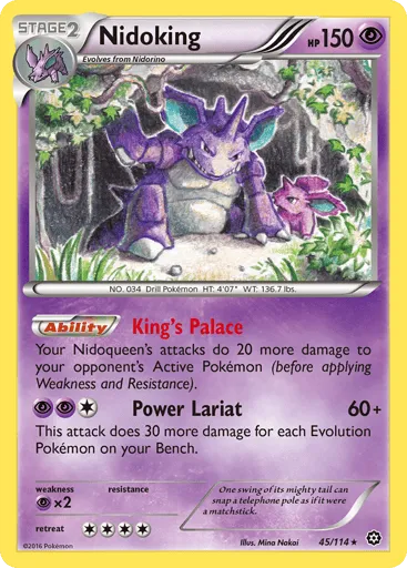 Nidoking 45/114 Steam Siege