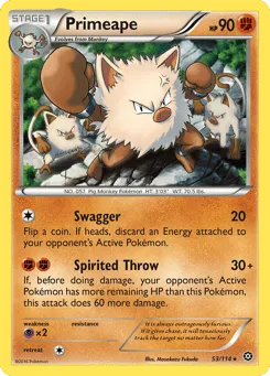 Primeape 53/114 Steam Siege