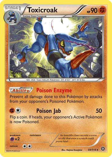 Toxicroak 59/114 Steam Siege