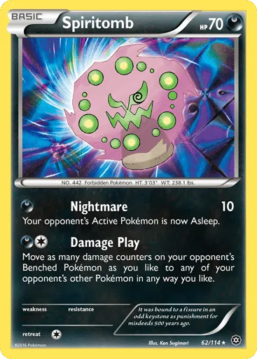Spiritomb 62/114 Steam Siege