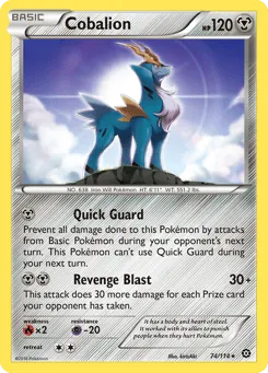 Cobalion 74/114 Steam Siege