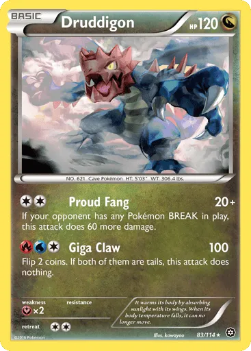 Druddigon 83/114 Steam Siege