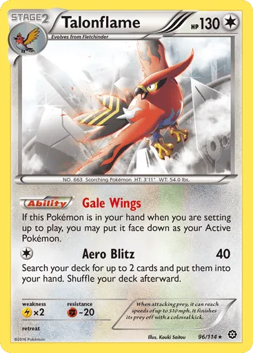 Talonflame 96/114 Steam Siege