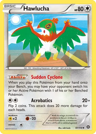 Hawlucha 97/114 Steam Siege