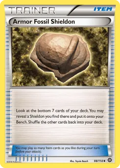 Armor Fossil Shieldon 98/114 Steam Siege