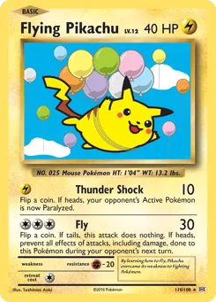 Flying Pikachu 110/108 Evolutions
