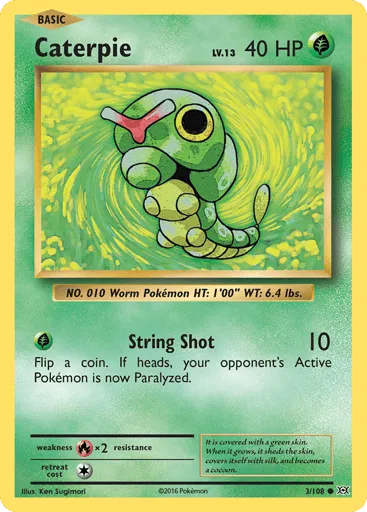 Caterpie 3/108 Evolutions
