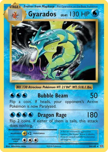 Gyarados 34/108 Evolutions