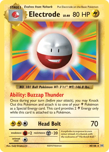 Electrode 40/108 Evolutions